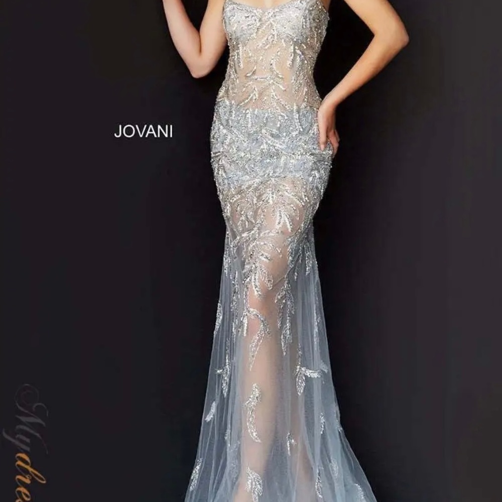 Jovani 06665 Silver size 4